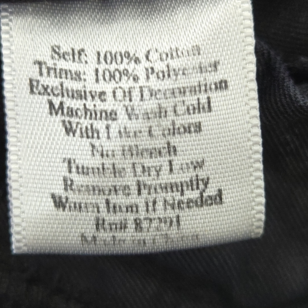 Johnny Was Pants Black‎ Embroidered Cargo Crop - Picture 11 of 15